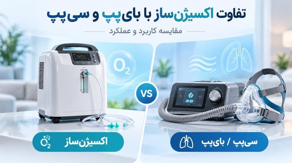 تفاوت اکسیژن ساز ها